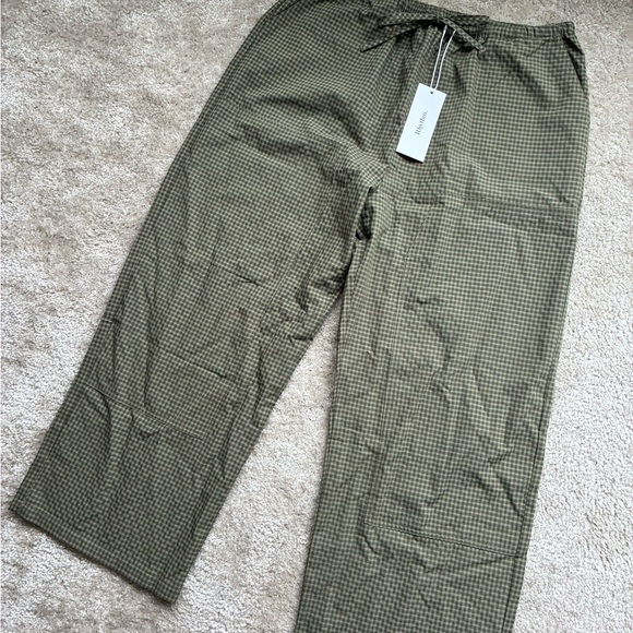 Rhythm. Pants - Women’s Rhythm Green Checkered Pants